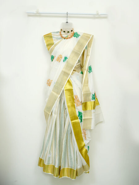 Kasav Dhavani Allover Print- OMDA4002
