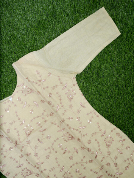 Tissue Kurtha With Hand Work - OMKT5005
