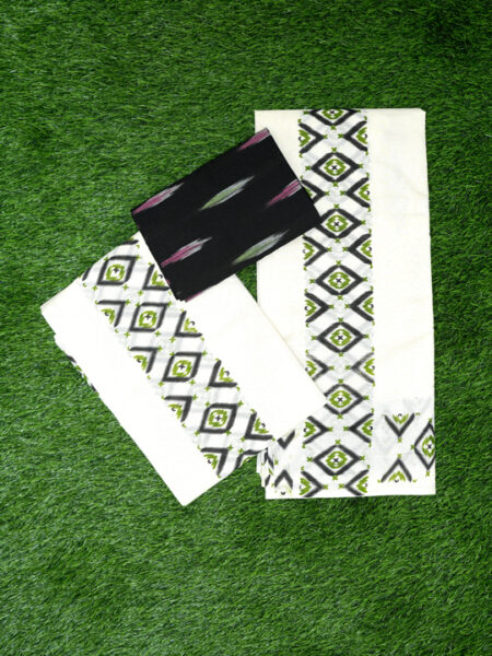 Cotton Set Mundu with Print - OMSM2002